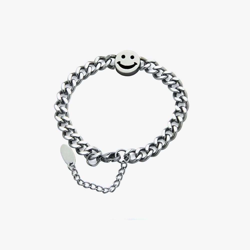 Trendy Smiley Face Letter Bracelet – Unisex
