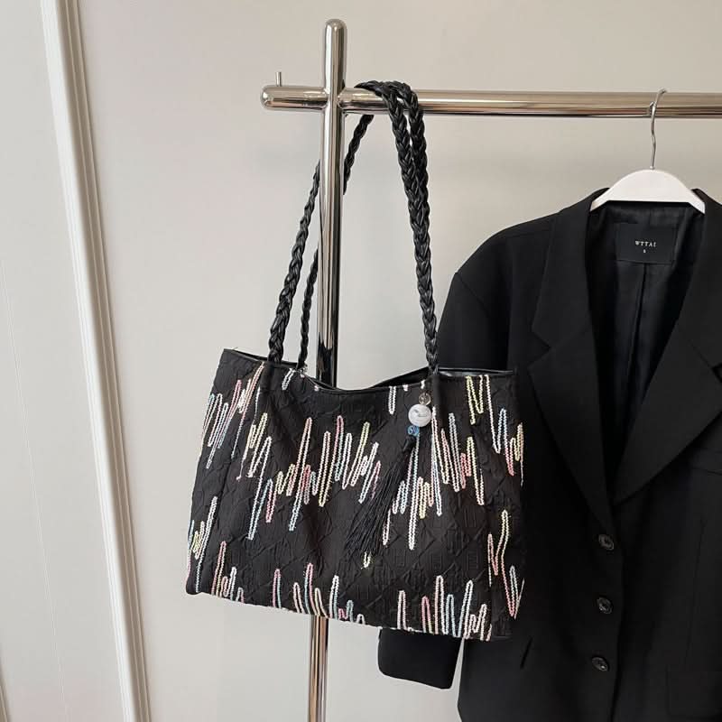Casual Trend Large Capacity Tote Bag - Fashionable Shoulder Bag