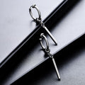 Unisex Sauron Hoop Earrings – Minimalist Fashion Jewelry