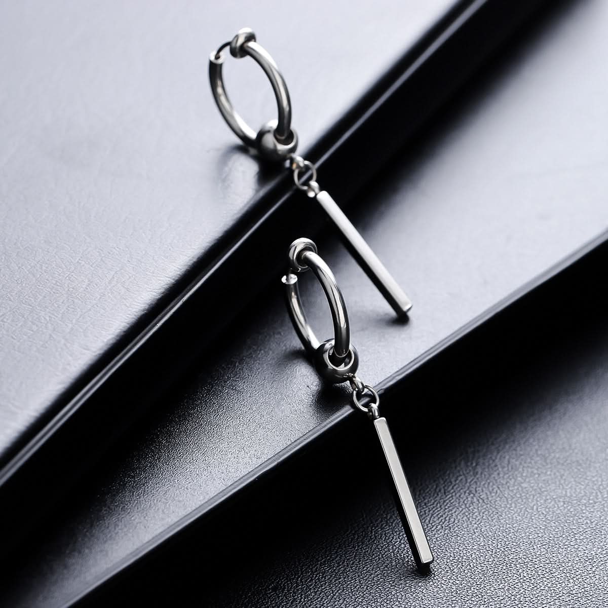 Unisex Sauron Hoop Earrings – Minimalist Fashion Jewelry