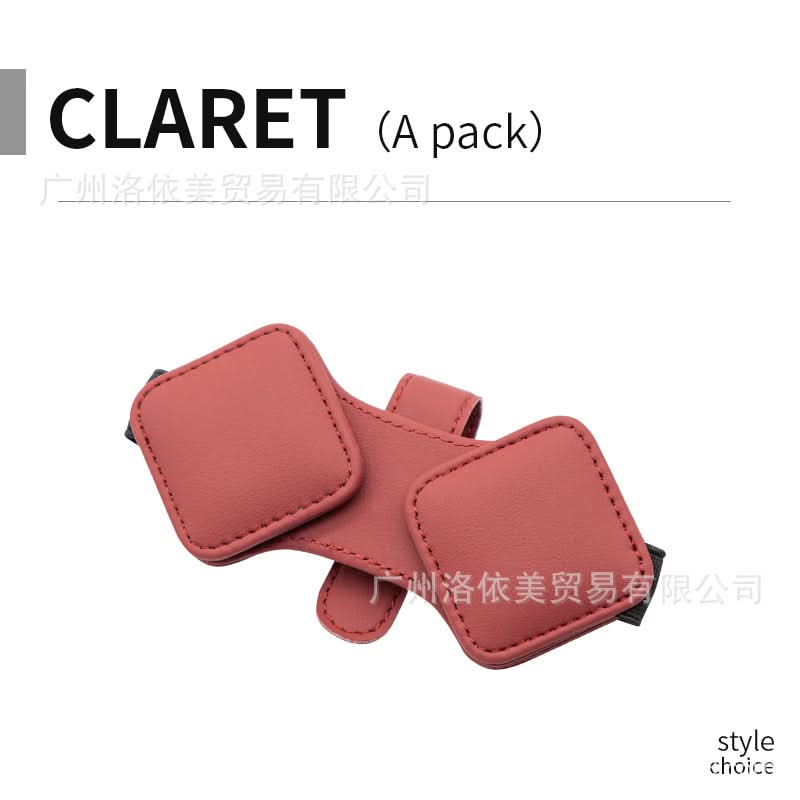 Dual-Purpose Car Sunshade Glasses & Ticket Holder