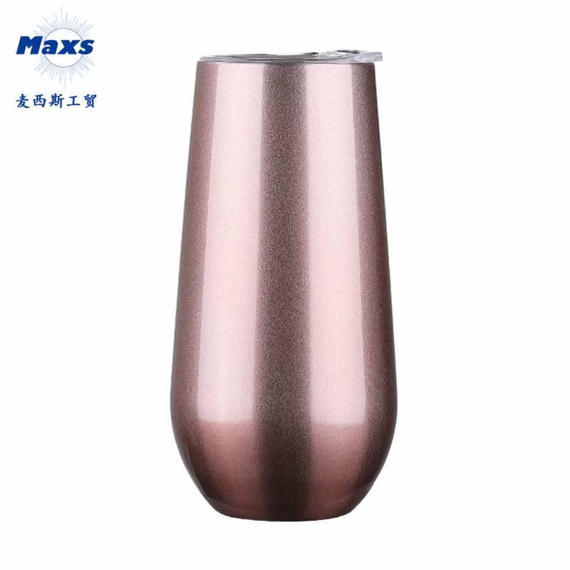 Stainless Steel Wine Tumbler | Double-Walled Insulated Eggshell Cup