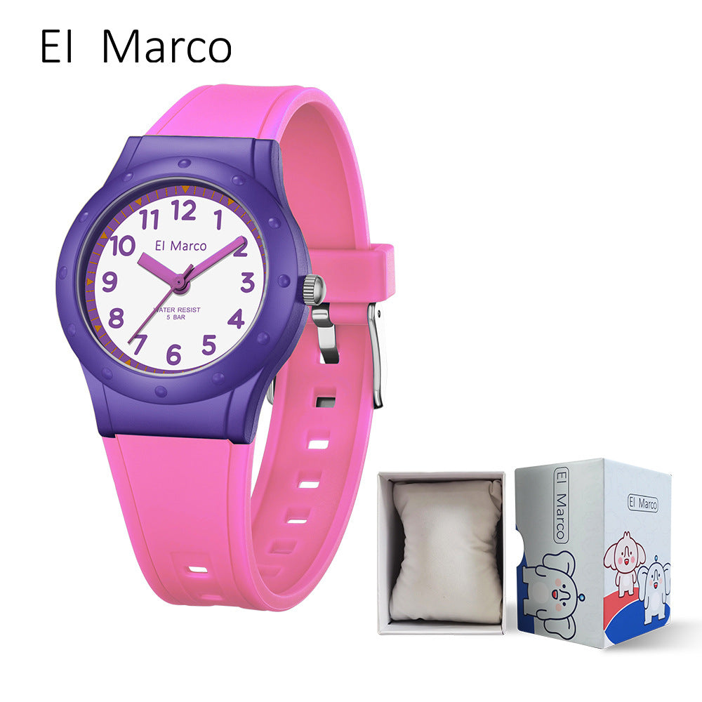 Little Elephant Marco Kids Quartz Watch – Waterproof Analog Watch for Boys and Girls