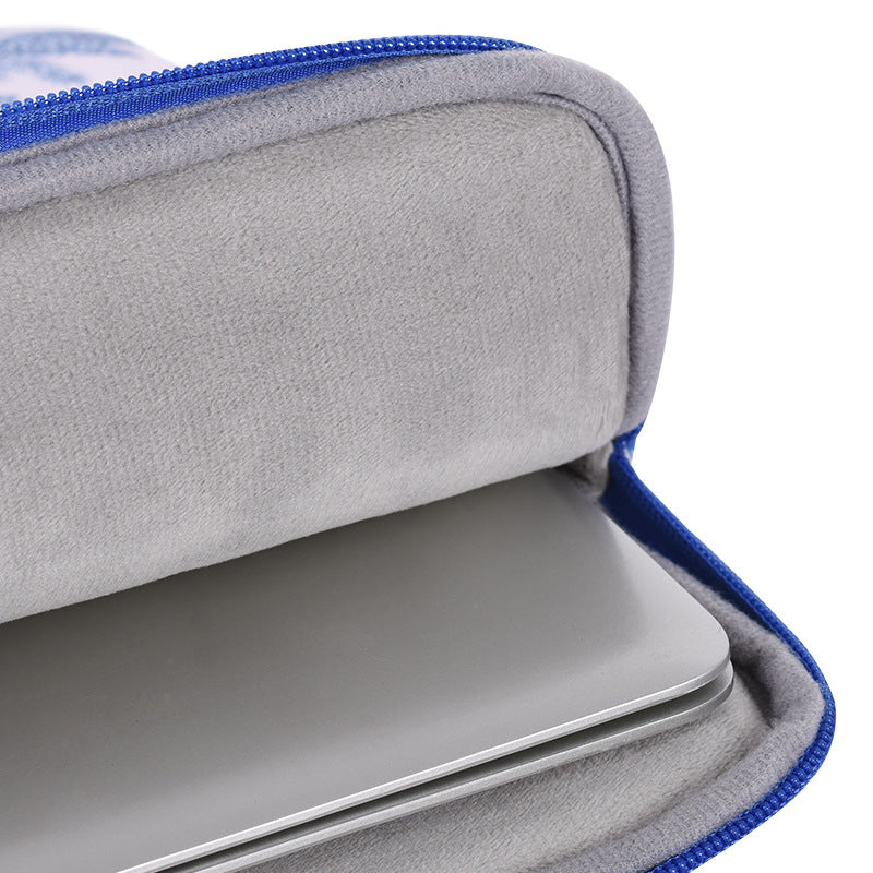Botanical Sketch PU Leather Laptop Sleeve – Waterproof Case for MacBook & More