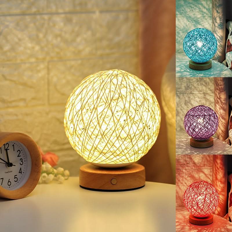 Ball LED Night Light with Starry Sky Projection - Table Lamp