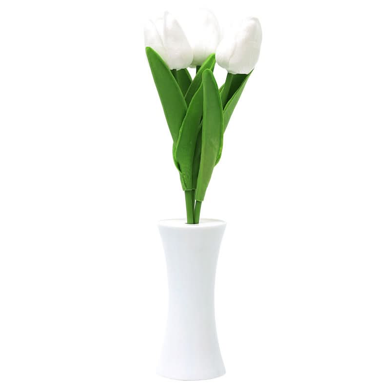 Set of 2 Tulip LED Night Lights – Warm Glow