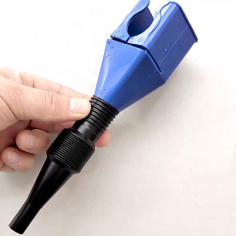 Square Bayonet Oil Funnel – Hands-Free Acrylic Refueling Tool for Kitchen & Automotive