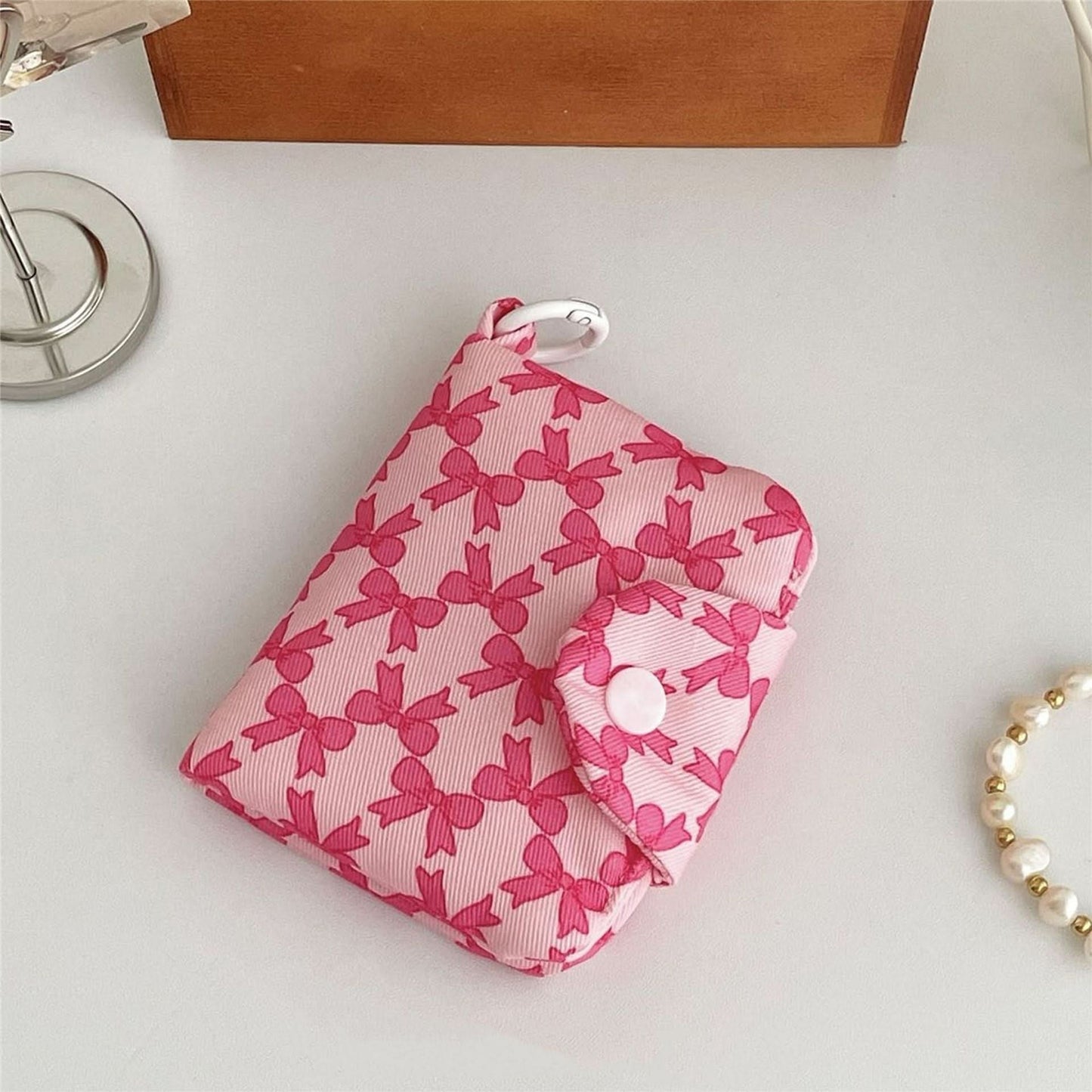 Cute Rabbit Floral Coin Purse for Kids (Keychain not included)