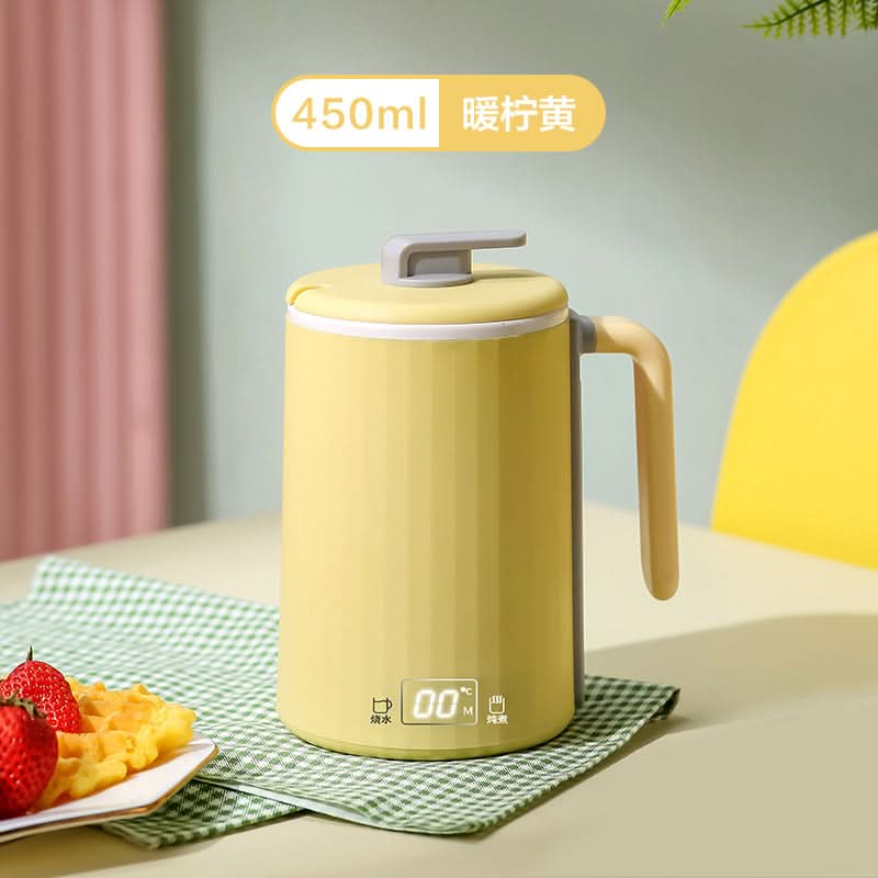 Mini Electric Heating Cup – Low Power, Auto Shut-Off (450ml)