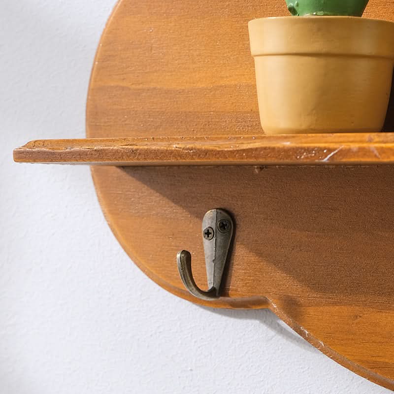 Nordic Cloud Solid Wood Wall-Mounted Coat Rack