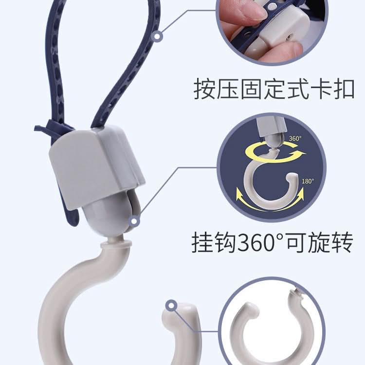 2-Pack Multi-Purpose Hanging Hooks-Bathroom & Outdoor Hanging Hooks