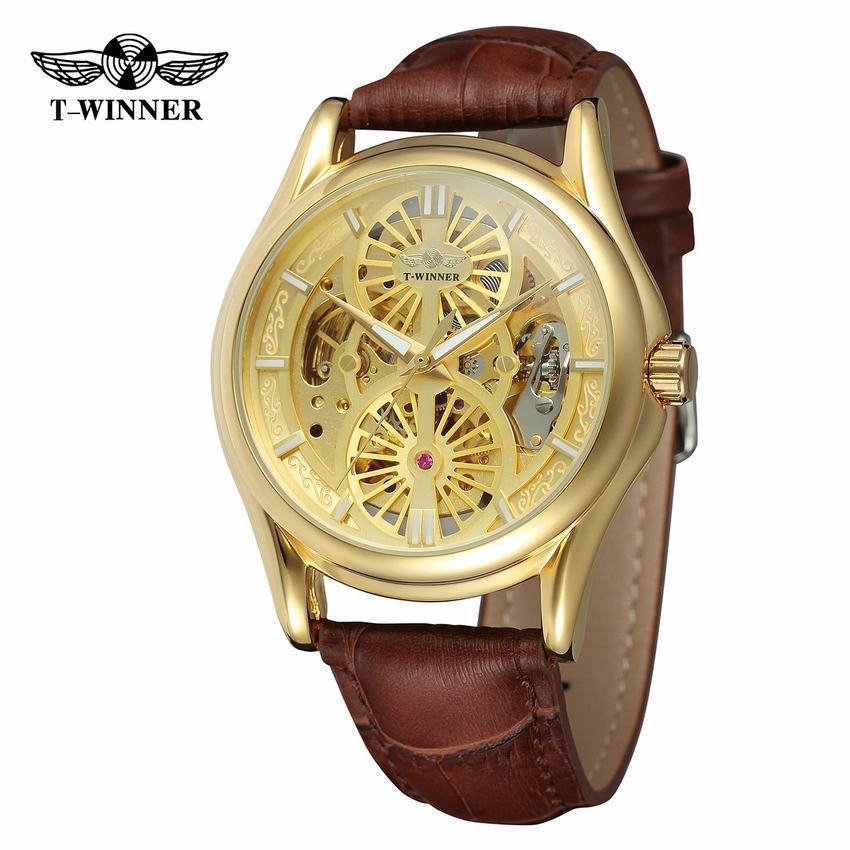 Winner Automatic Mechanical Watch for Men – Stainless Steel Business Timepiece