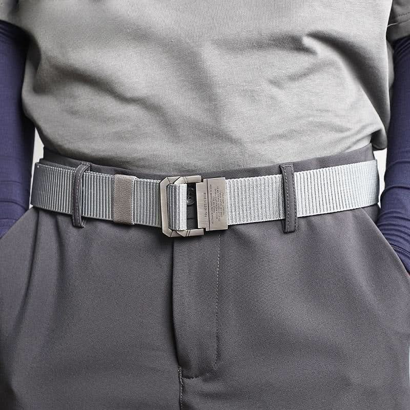 Men’s Nylon Belt with Double Ring Buckle – Adjustable
