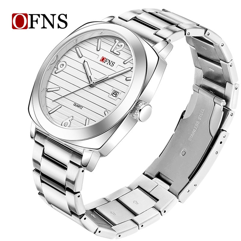 OFNS Quartz Business Watch for Men – Waterproof Luminous Calendar Watch