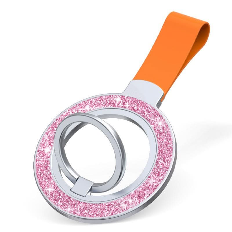 360° Rotating Magnetic Phone Ring Holder – Foldable Stand