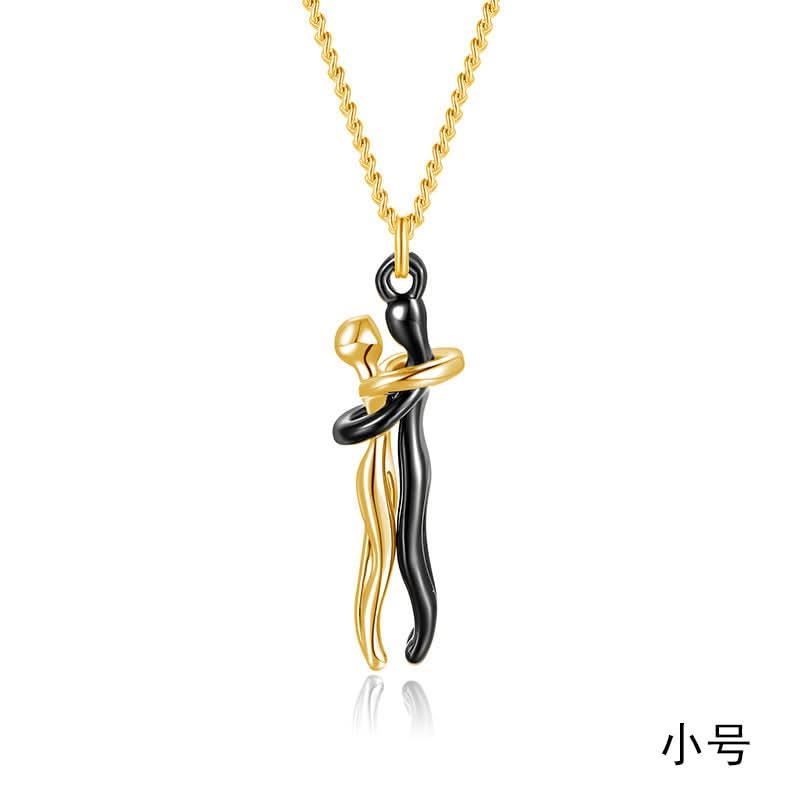 Unisex Couple Hug Necklace - High-End Gift
