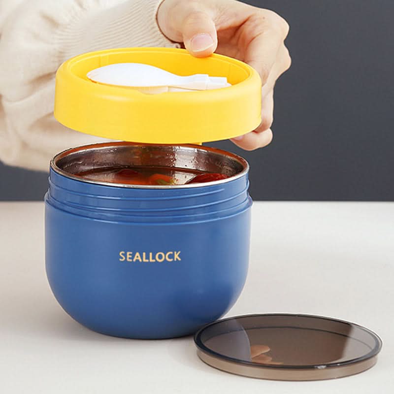 600ml Insulated Soup Cup with Lid – Leak-Proof Thermal Lunch Container