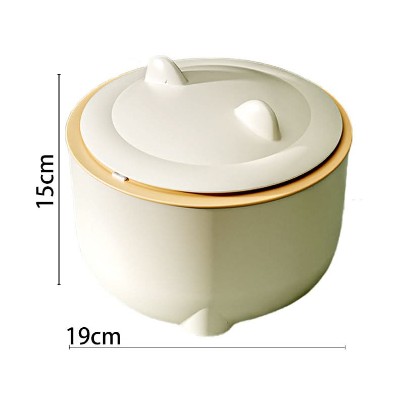 Mini Desktop Trash Can with Lid