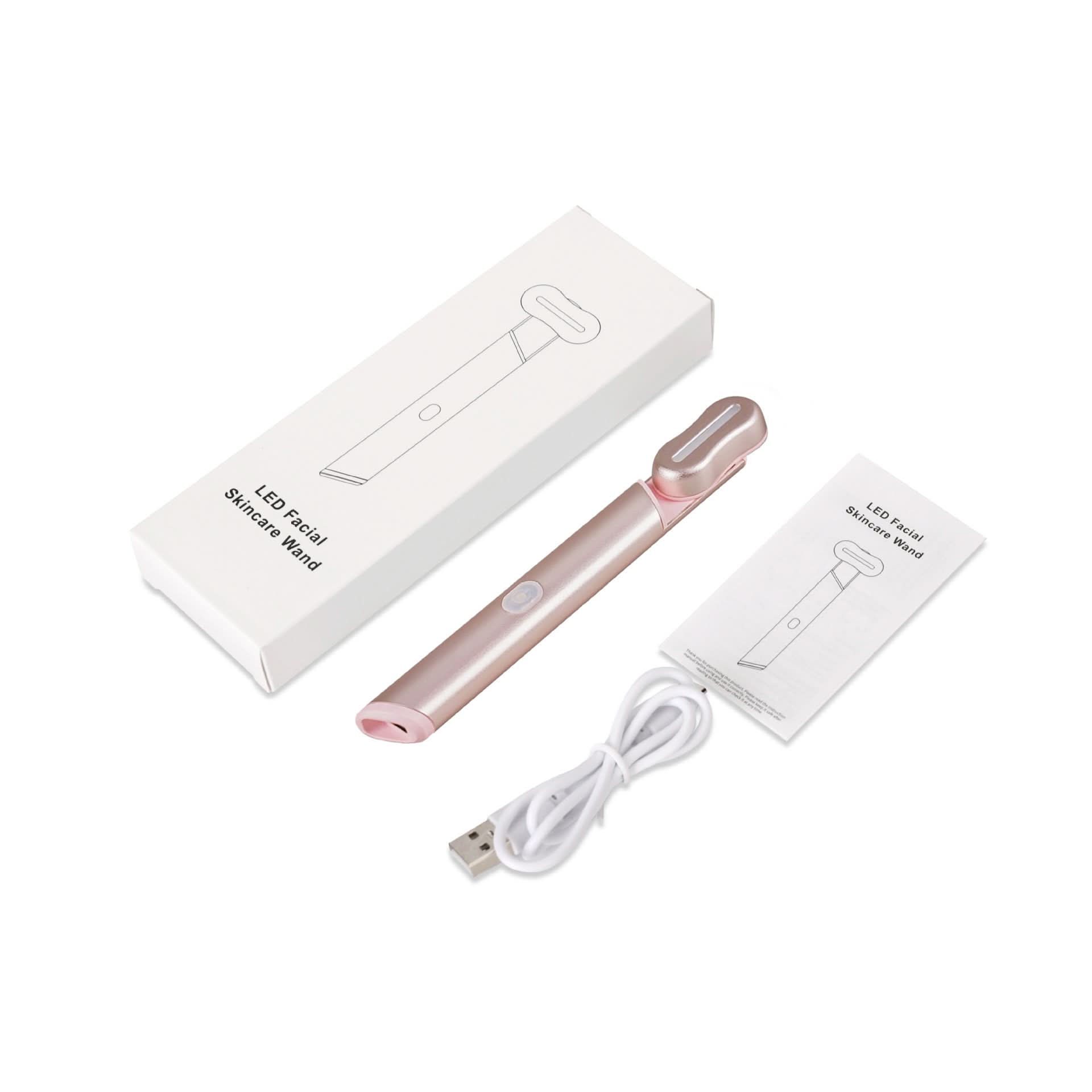 Rotatable EMS Heated Eye Beauty Wand - Electric Eye Cream Applicator