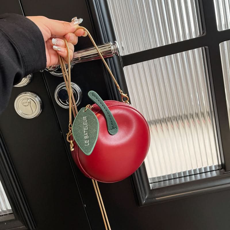 Apple-Shaped Small Chain Shoulder Bag