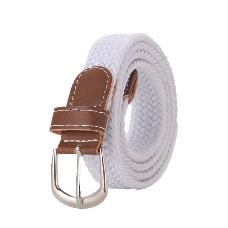 Unisex Elastic Woven Canvas Belt