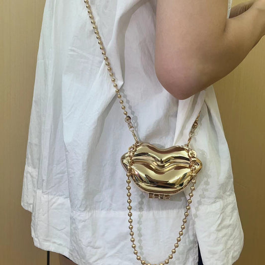 Funky Metal Mini Crossbody Bag – Quirky Boutique Shoulder Bag for Women