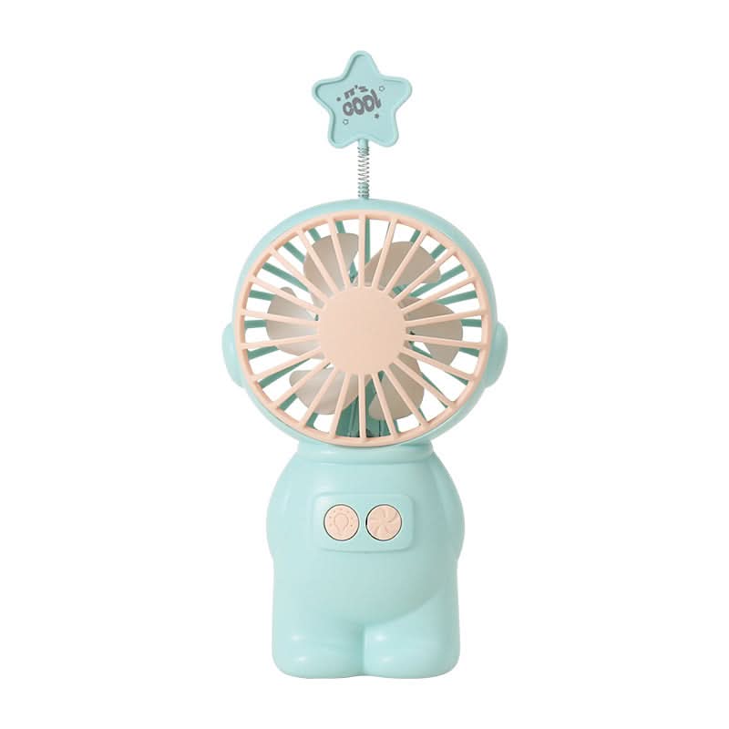 Cartoon Handheld Fan with Star Light – USB Rechargeable