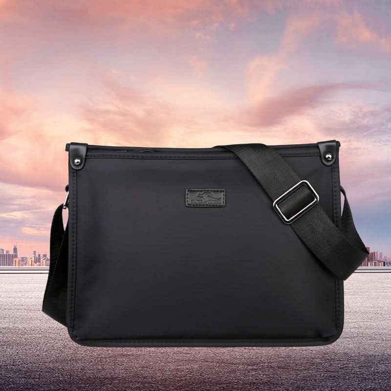 Men’s Waterproof Oxford Crossbody Bag – Business Casual Shoulder Bag