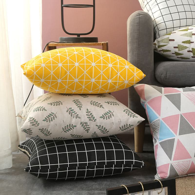 Nordic Style Linen Pillowcase (Set of 2)