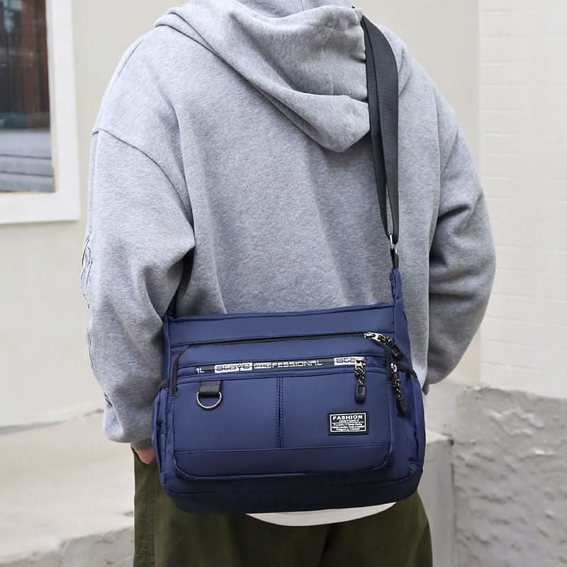 Men's Waterproof Multi-Pocket Business Backpack