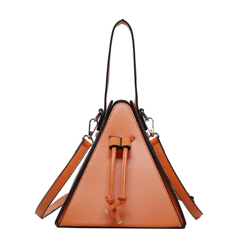 Macaron Color Triangle Shoulder Bag for Women