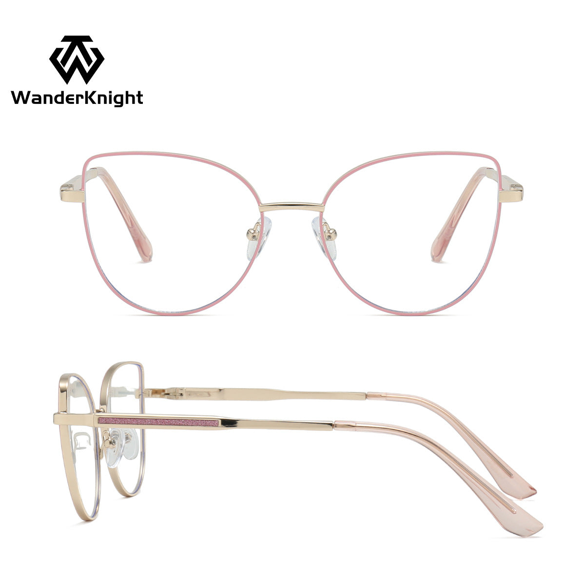 Women's Stylish Photochromic Cat-Eye Glasses – Anti-Blue Light Full Frame Eyewear
