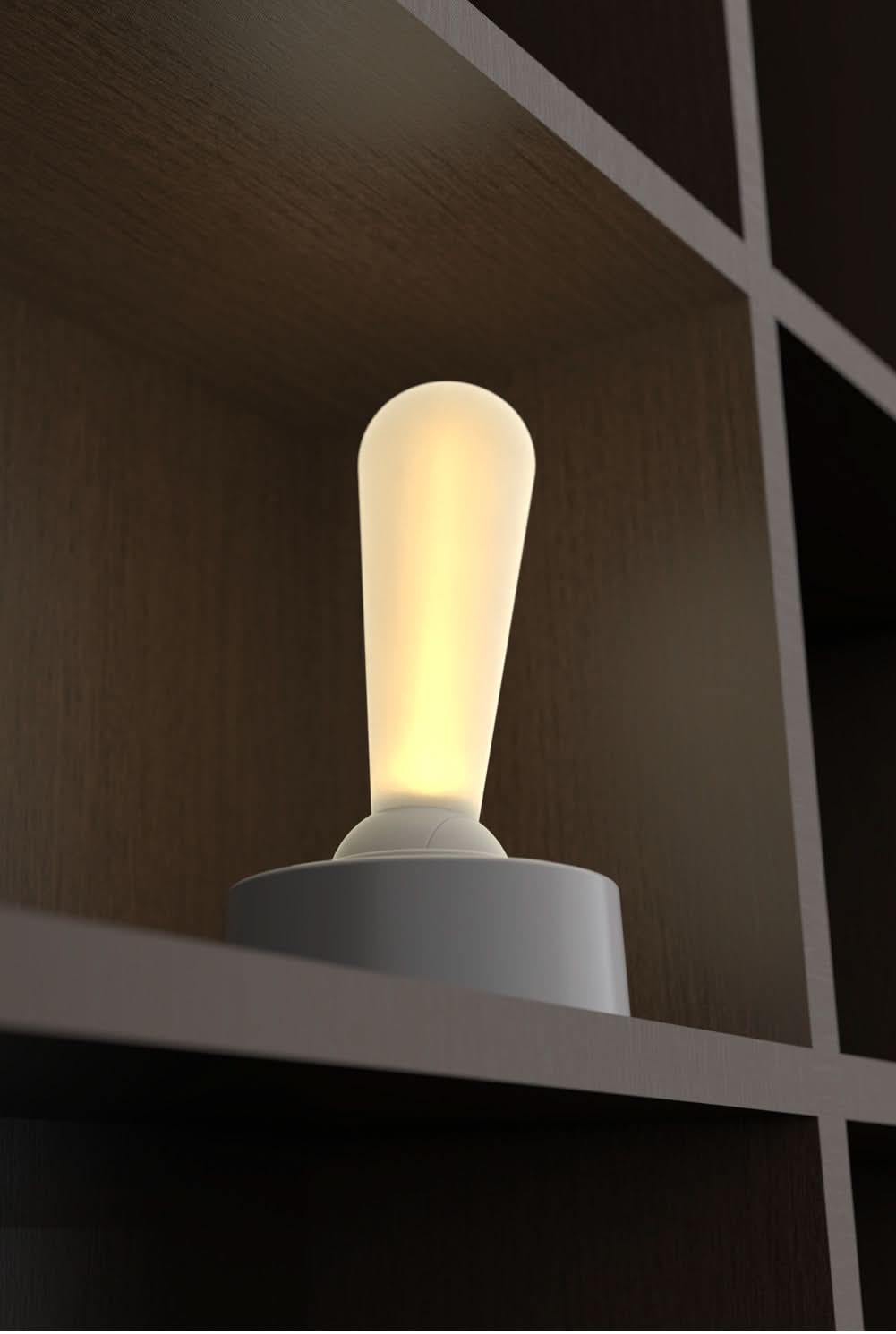 Retro Toggle Night Light with Soft Glow and Push Switch