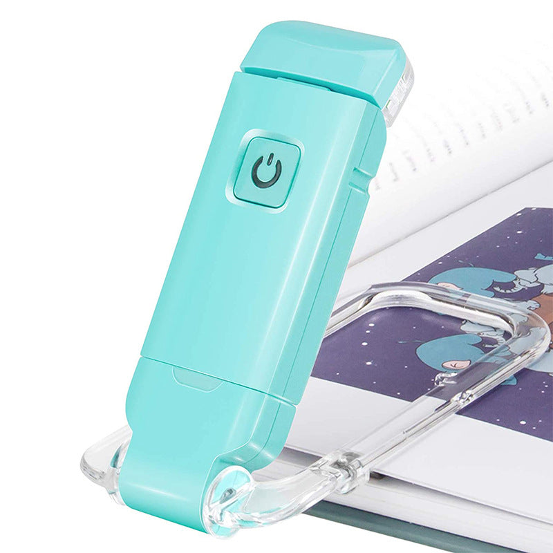 USB Rechargeable Book Light – Clip-On Bookmark Lamp, Portable LED Reading Light