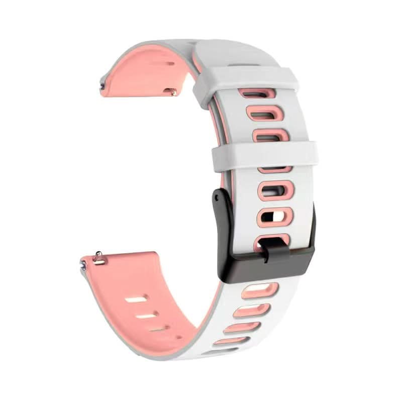 Suitable for Huawei GT3 sports watch with Samsung watch3 two-color breathable GT2 silicone wristband 20/22mm