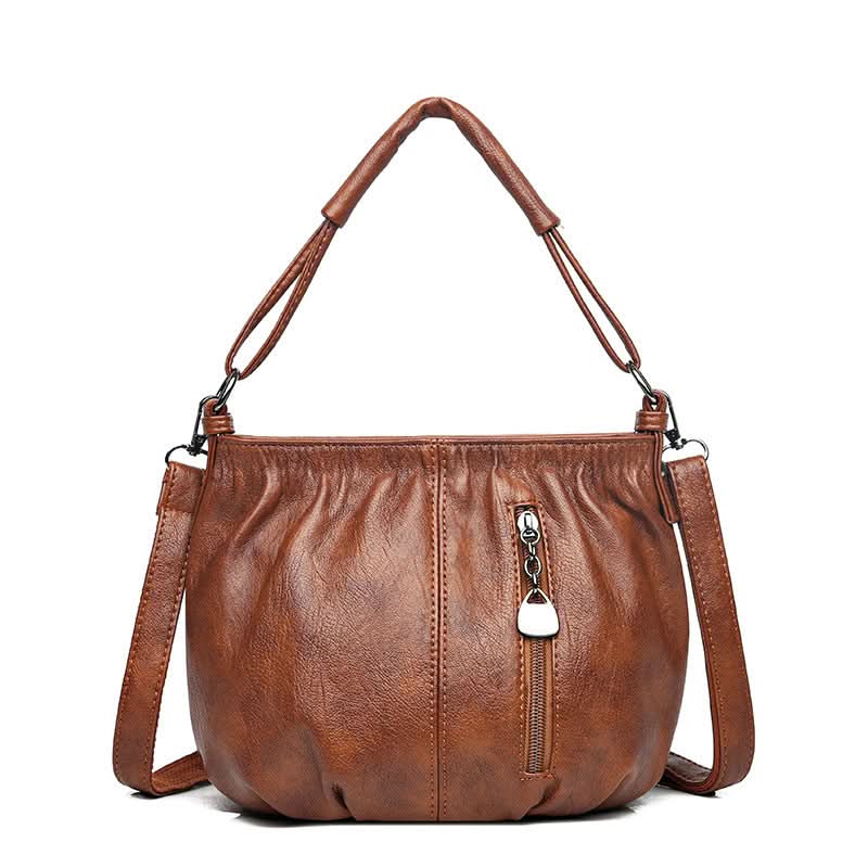 Women's Vintage Crossbody Shoulder Bag with Double Straps