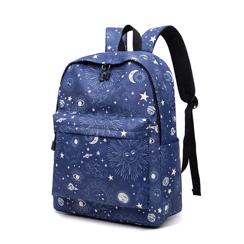 Nylon Backpack for School – Unisex Fashion Backpack with Clear Sweet Prints