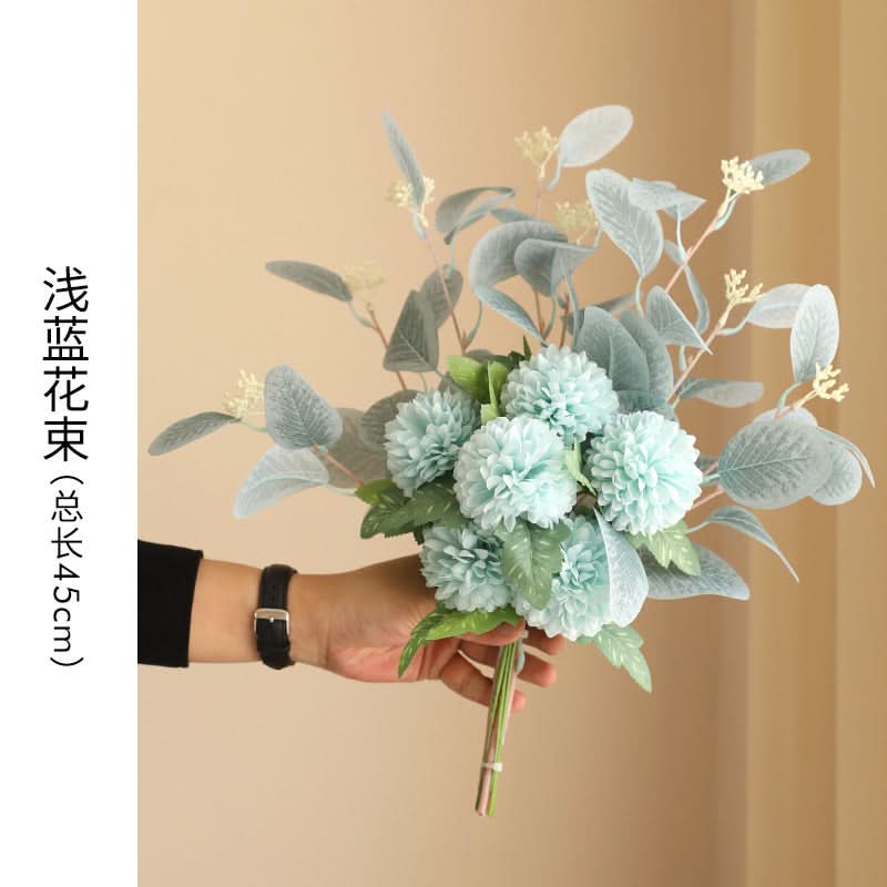 Ceramic Vase with Artificial Flowers