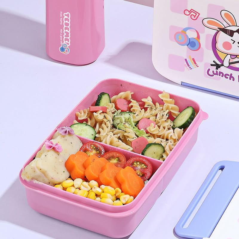 Microwave-Proof Lunch Box Set with Water Cup – Leak-Proof