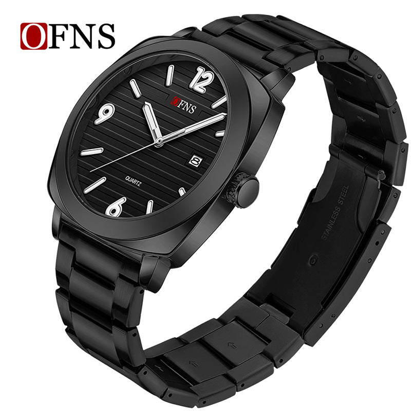 OFNS Quartz Business Watch for Men – Waterproof Luminous Calendar Watch