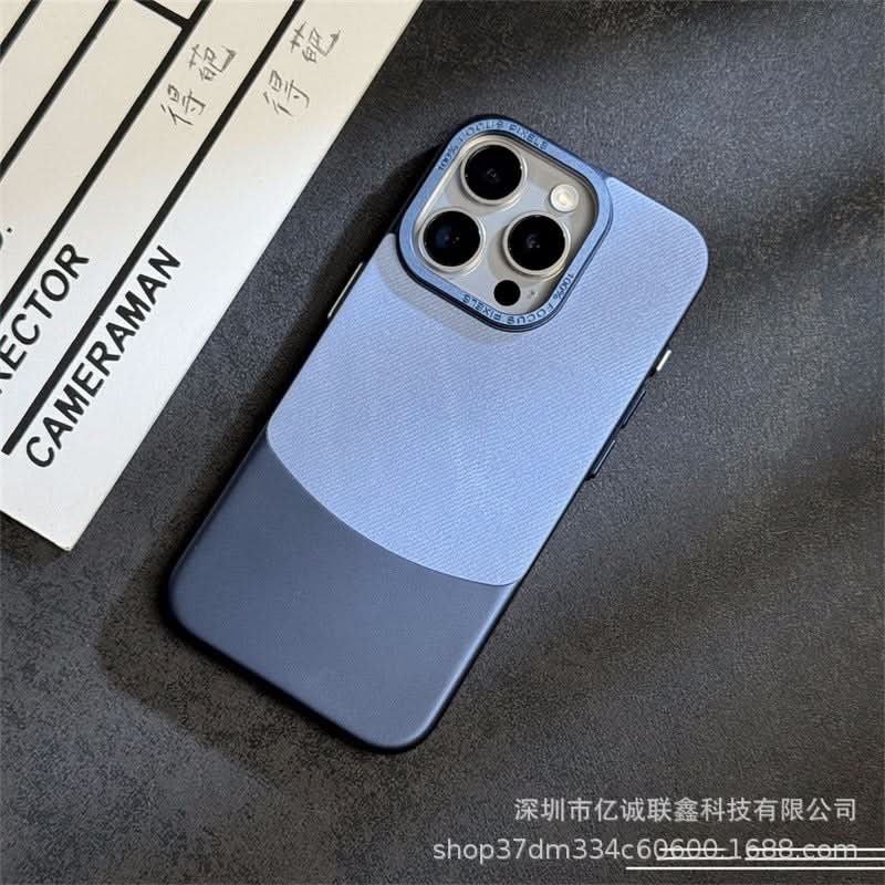 Luxury Velvet iPhone 15 & 14 Case - Shockproof, Anti-Fingerprint Cover