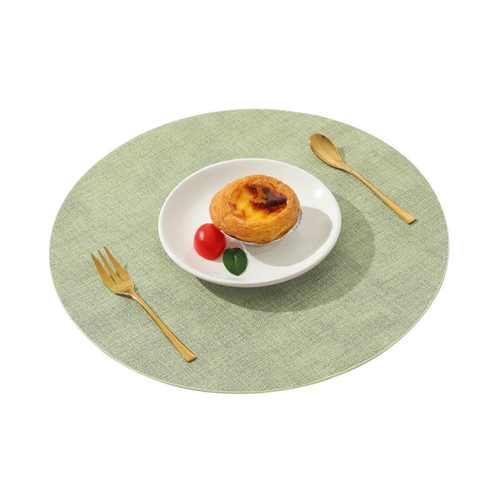 Double-Sided Leather Placemat Heat Insulation