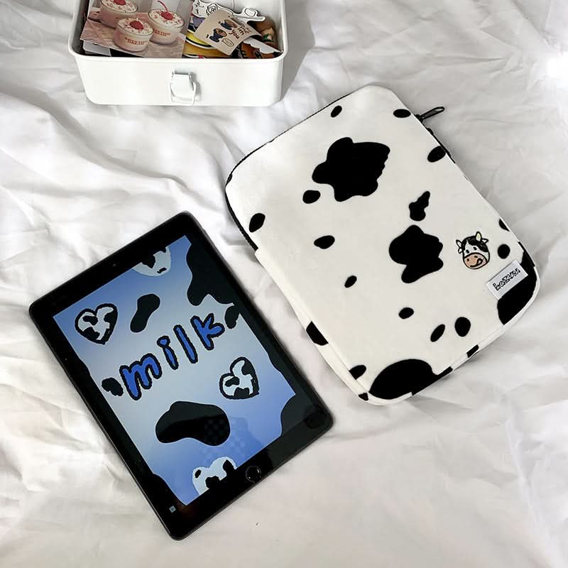 Cute Cow Print Laptop & Tablet Sleeve