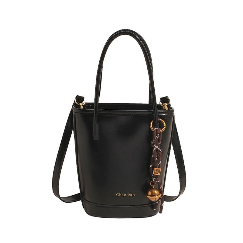 Women’s Retro Bucket Shoulder Bag – Urban Fashion PU Handbag
