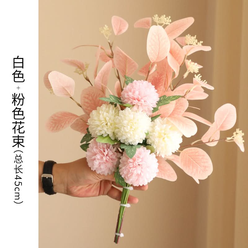 Ceramic Vase with Artificial Flowers