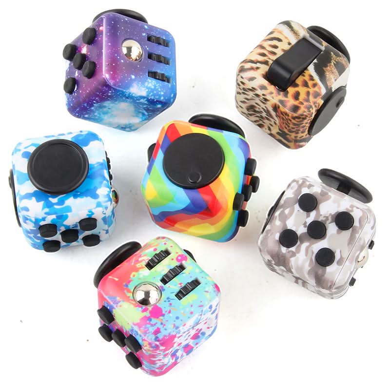 Rainbow Anti-Anxiety Fidget Cube Toy
