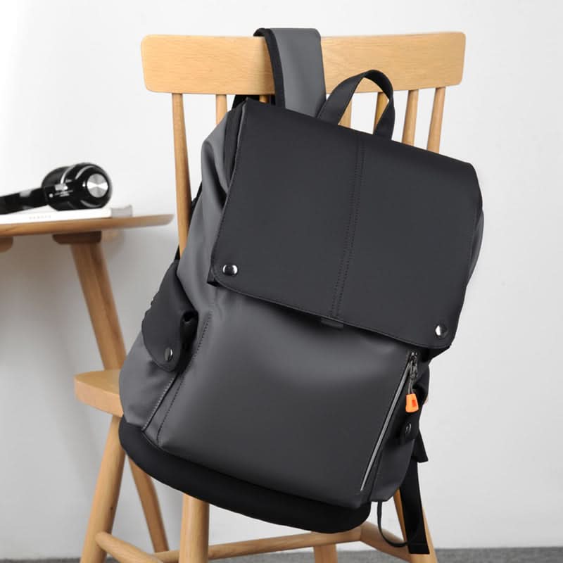 Men's Urban Style Backpack – Large Capacity Waterproof Laptop Bag Fits 15"