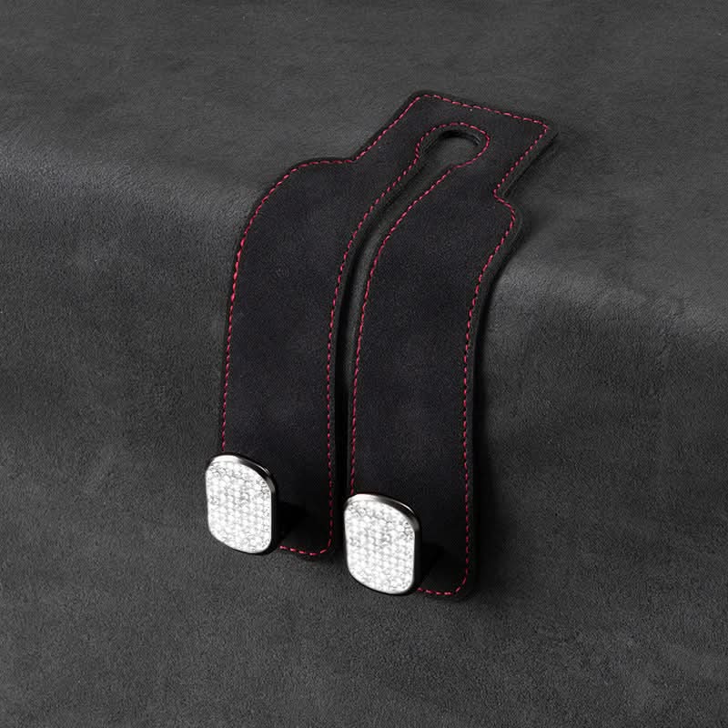 Suede Car Seat Hook for Storage