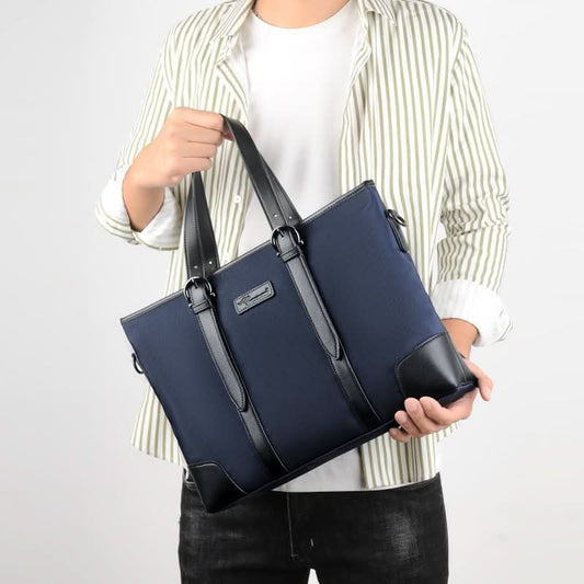 Men’s Oxford Laptop Briefcase – 15” Business Travel Bag