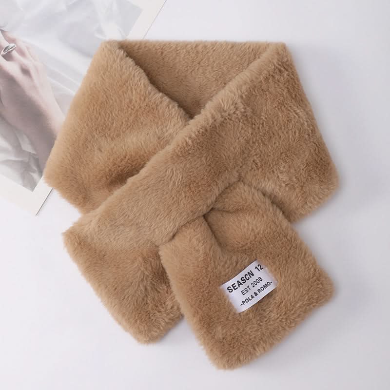Women's Winter Fur Scarf – Korean Style Neck Warmer